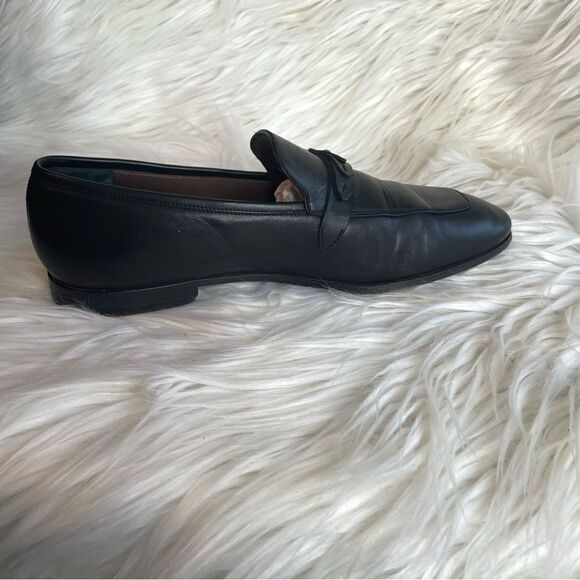 Salvatore Ferragamo Mens Horsebit Loafers‎ Size 7.5 EE Black Leather main image 8